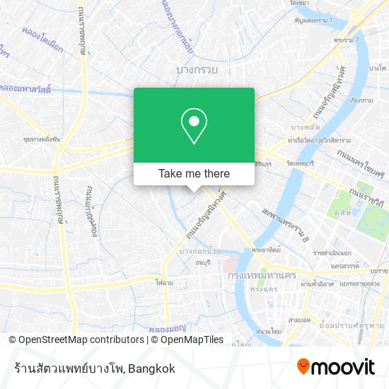 ร้านสัตวแพทย์บางโพ map