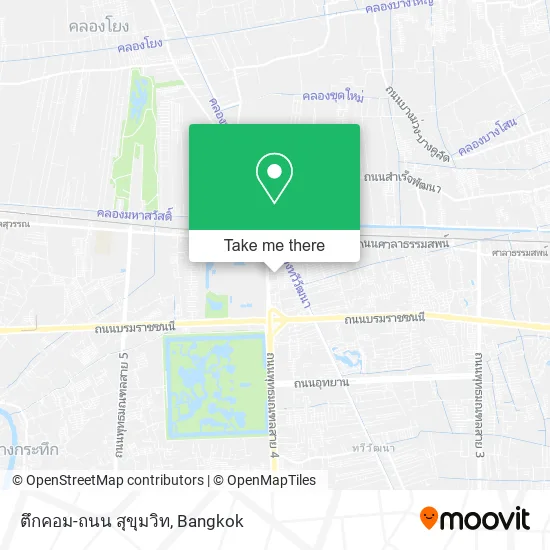 ตึกคอม-ถนน สุขุมวิท map