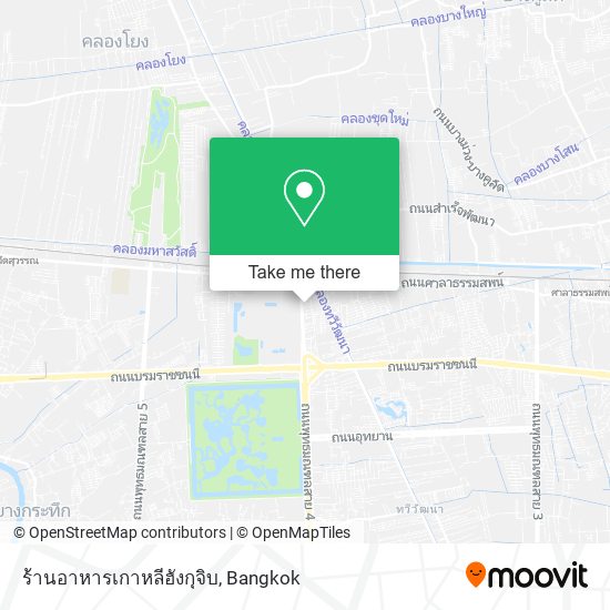 ร้านอาหารเกาหลีฮังกุจิบ map