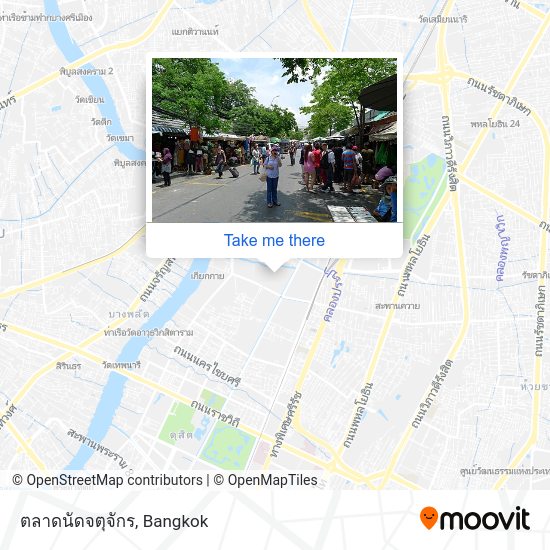 ตลาดนัดจตุจักร map
