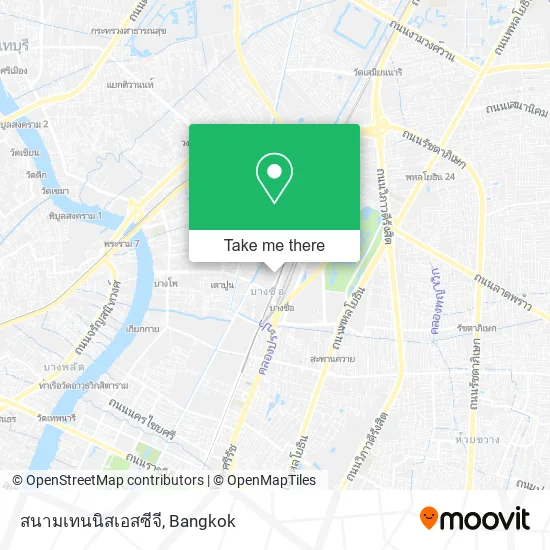 สนามเทนนิสเอสซีจี map