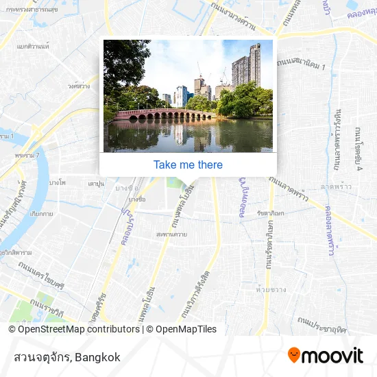 สวนจตุจักร map
