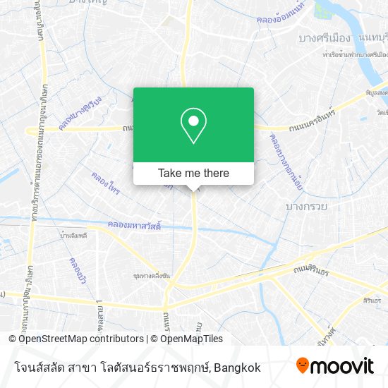 โจนส์สลัด สาขา โลตัสนอร์ธราชพฤกษ์ map