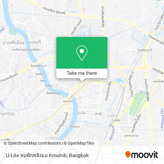 U-Lite หอพักหลังมอ Kmutnb map