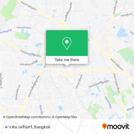 คาเฟ่นวลจันทร์ map