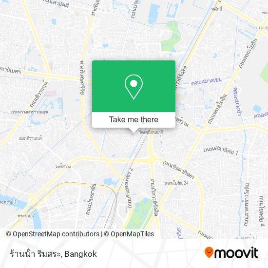 ร้านน้ํา ริมสระ map