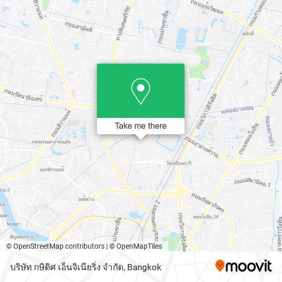 บริษัท กษิดิศ เอ็นจิเนียริ่ง จํากัด map