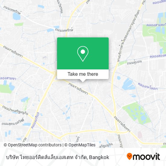 บริษัท ไทยออร์คิดส์แล็บเอสเตท จํากัด map