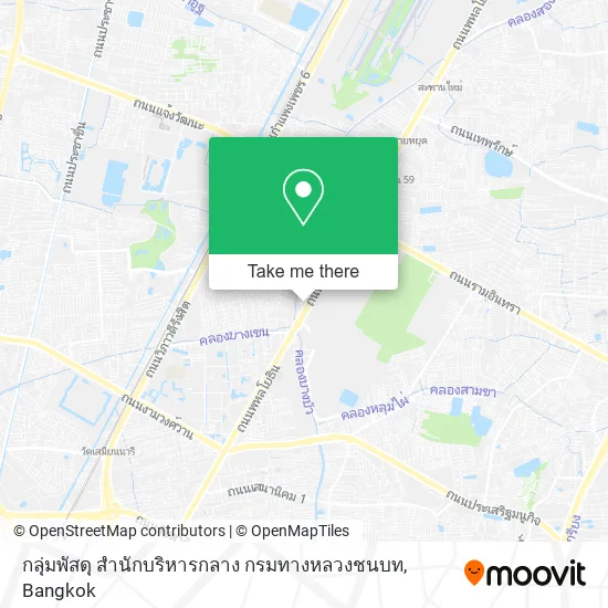 กลุ่มพัสดุ สํานักบริหารกลาง กรมทางหลวงชนบท map
