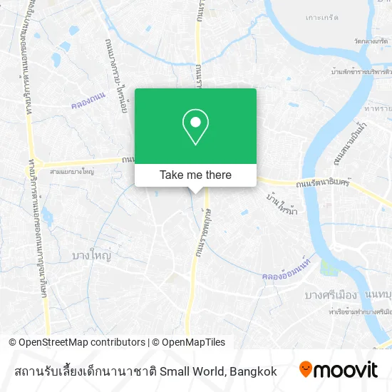 สถานรับเลี้ยงเด็กนานาชาติ Small World map