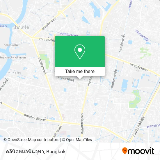 คลีนิคหมอฟันจุฬา map