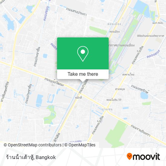 ร้านน้ําเต้าหู้ map