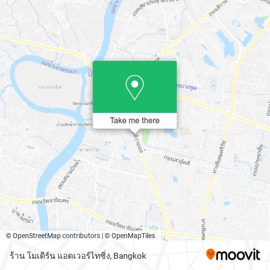 ร้าน โมเดิร์น แอดเวอร์ไทซิ่ง map