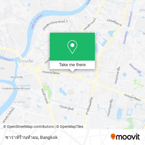 ซาร่าห์ร้านทําผม map