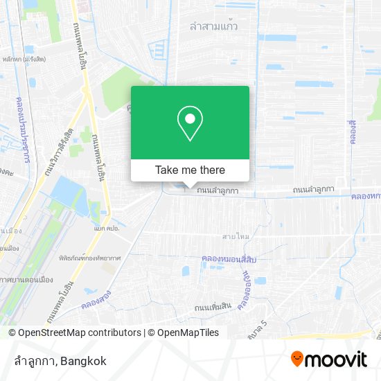 ลําลูกกา map
