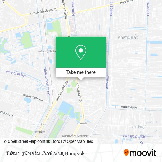 รังสิมา ยูนิฟอร์ม เอ็กซ์เพรส map