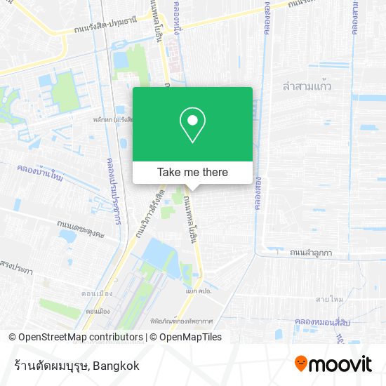 ร้านตัดผมบุรุษ map