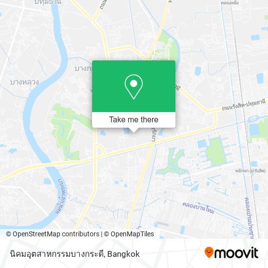 นิคมอุตสาหกรรมบางกระดี map