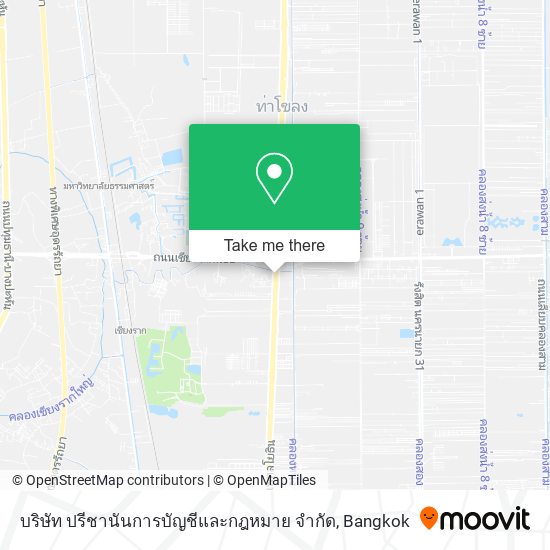 บริษัท ปรีชานันการบัญชีและกฎหมาย จํากัด map