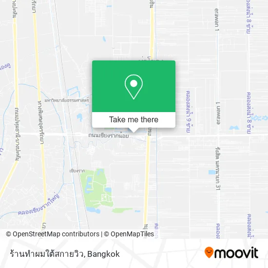 ร้านทําผมใต้สกายวิว map