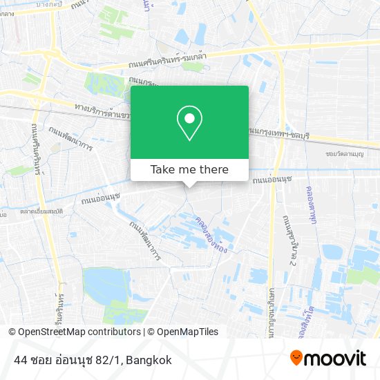 44 ซอย อ่อนนุช 82/1 map