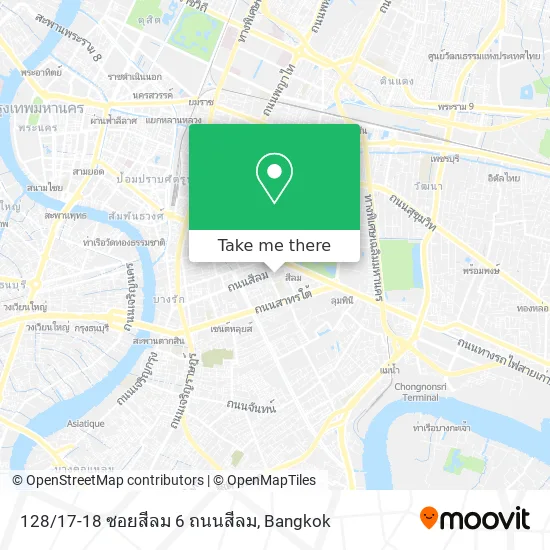 128/17-18 ซอยสีลม 6 ถนนสีลม map