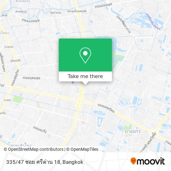 335/47 ซอย ศรีด่าน 18 map