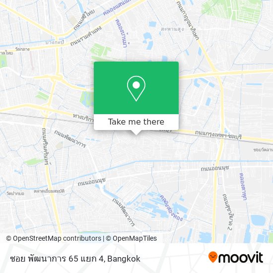 ซอย พัฒนาการ 65 แยก 4 map