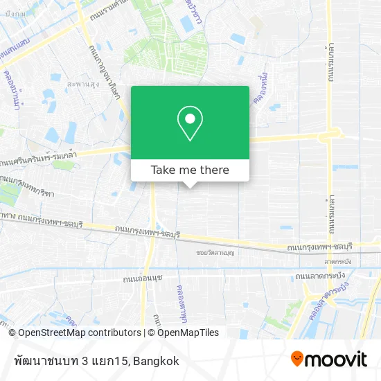 พัฒนาชนบท 3 แยก15 map