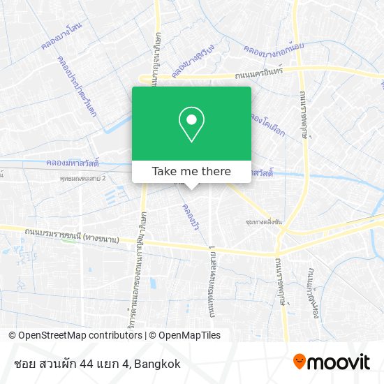 ซอย สวนผัก 44 แยก 4 map