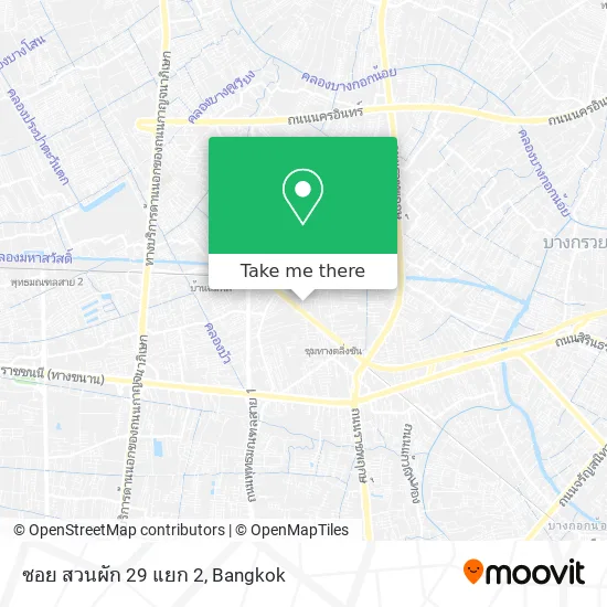 ซอย สวนผัก 29 แยก 2 map