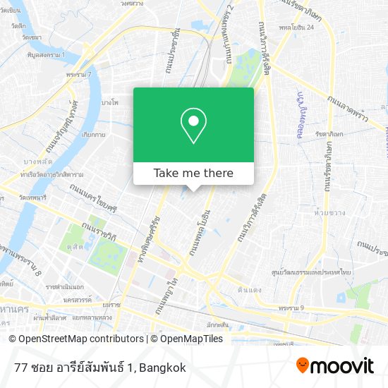 77 ซอย อารีย์สัมพันธ์ 1 map