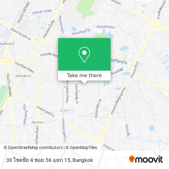30 โชคชัย 4 ซอย 56 แยก 15 map