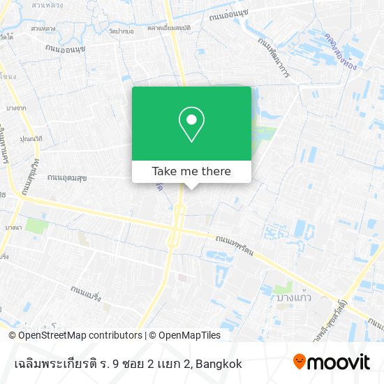 เฉลิมพระเกียรติ ร. 9 ซอย 2 เเยก 2 map