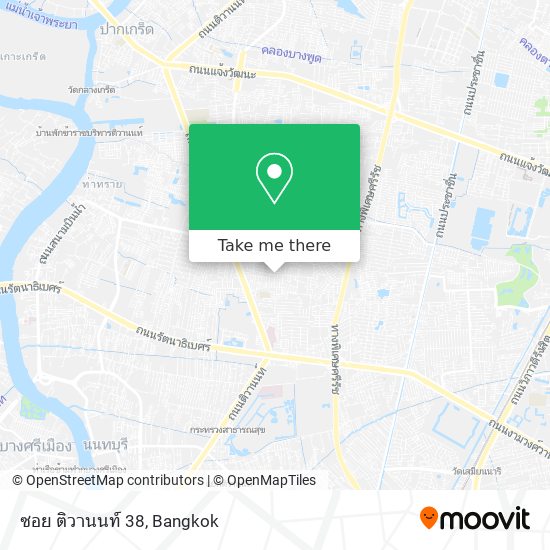ซอย ติวานนท์ 38 map