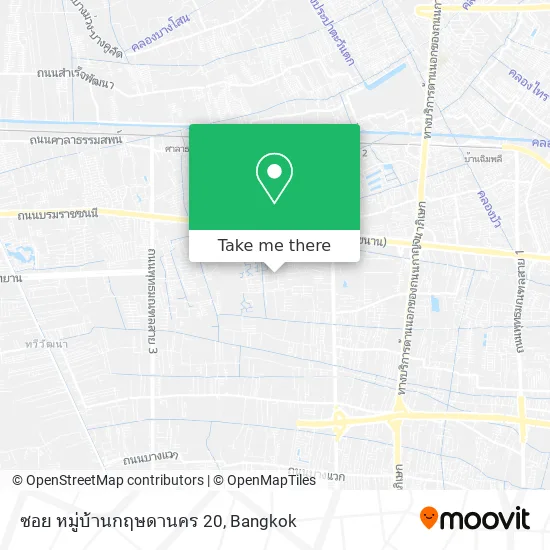 ซอย หมู่บ้านกฤษดานคร 20 map