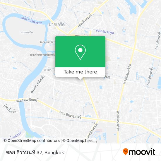 ซอย ติวานนท์ 37 map