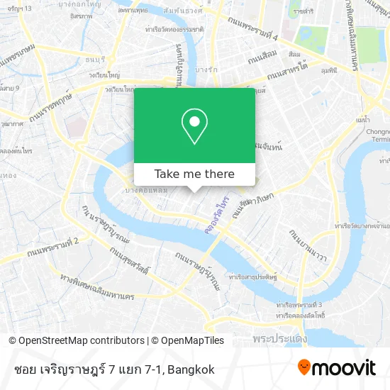 ซอย เจริญราษฎร์ 7 แยก 7-1 map