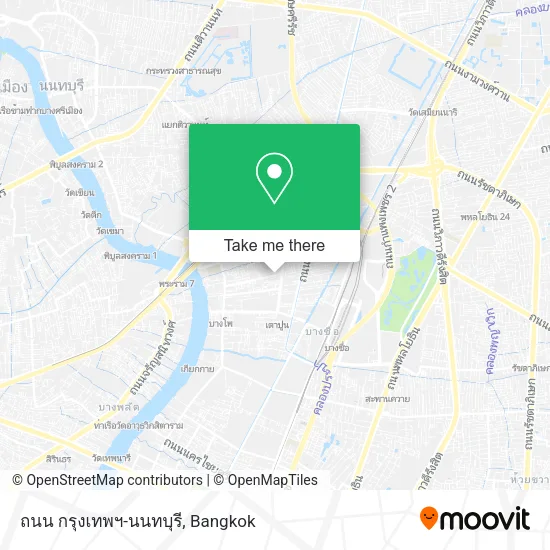 ถนน กรุงเทพฯ-นนทบุรี map