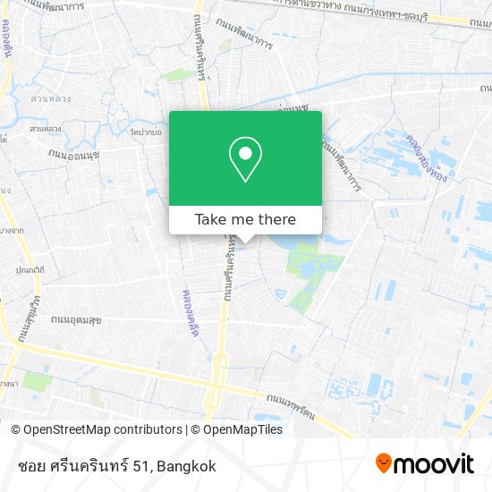 ซอย ศรีนครินทร์ 51 map