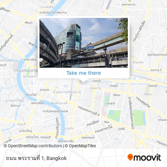 ถนน พระรามที่ 1 map