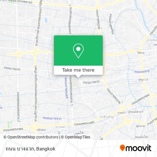 ถนน บางแวก map