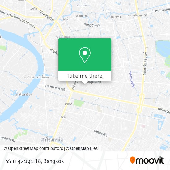ซอย อุดมสุข 18 map