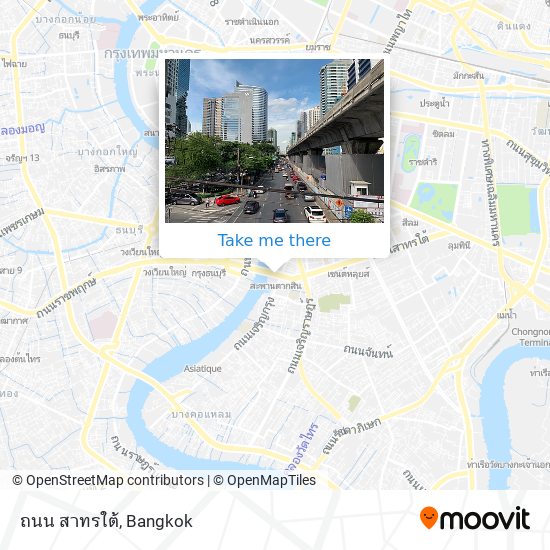 ถนน สาทรใต้ map