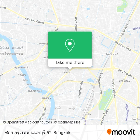 ซอย กรุงเทพ-นนทบุรี 52 map
