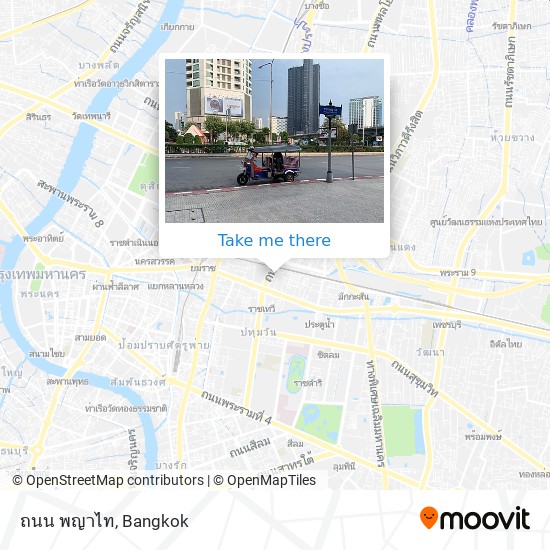 ถนน พญาไท map