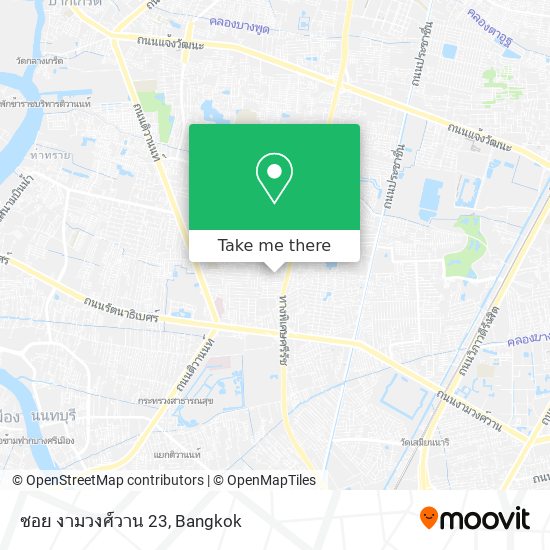 ซอย งามวงศ์วาน 23 map