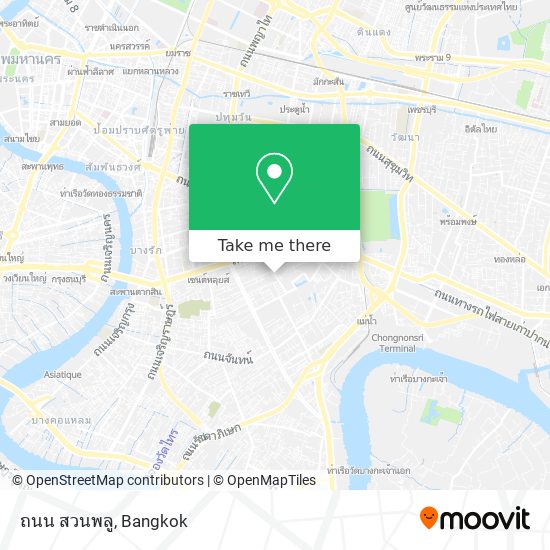 ถนน สวนพลู map