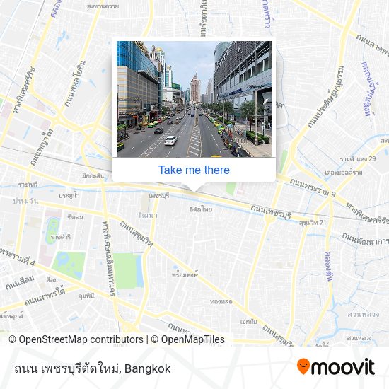 ถนน เพชรบุรีตัดใหม่ map