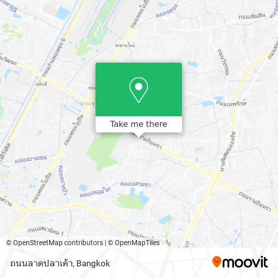 ถนนลาดปลาเค้า map